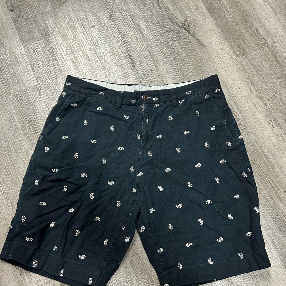 Tommy Hilfiger Black Paisley Men's Shorts